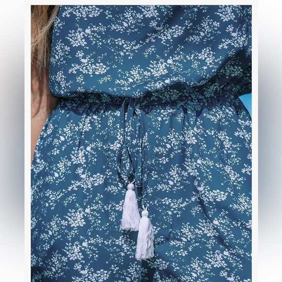 CUPSHE Women's Jumpsuit Tube Top Sleeveless Overall Straight Leg Outfit Sz Med - Picture 7 of 12